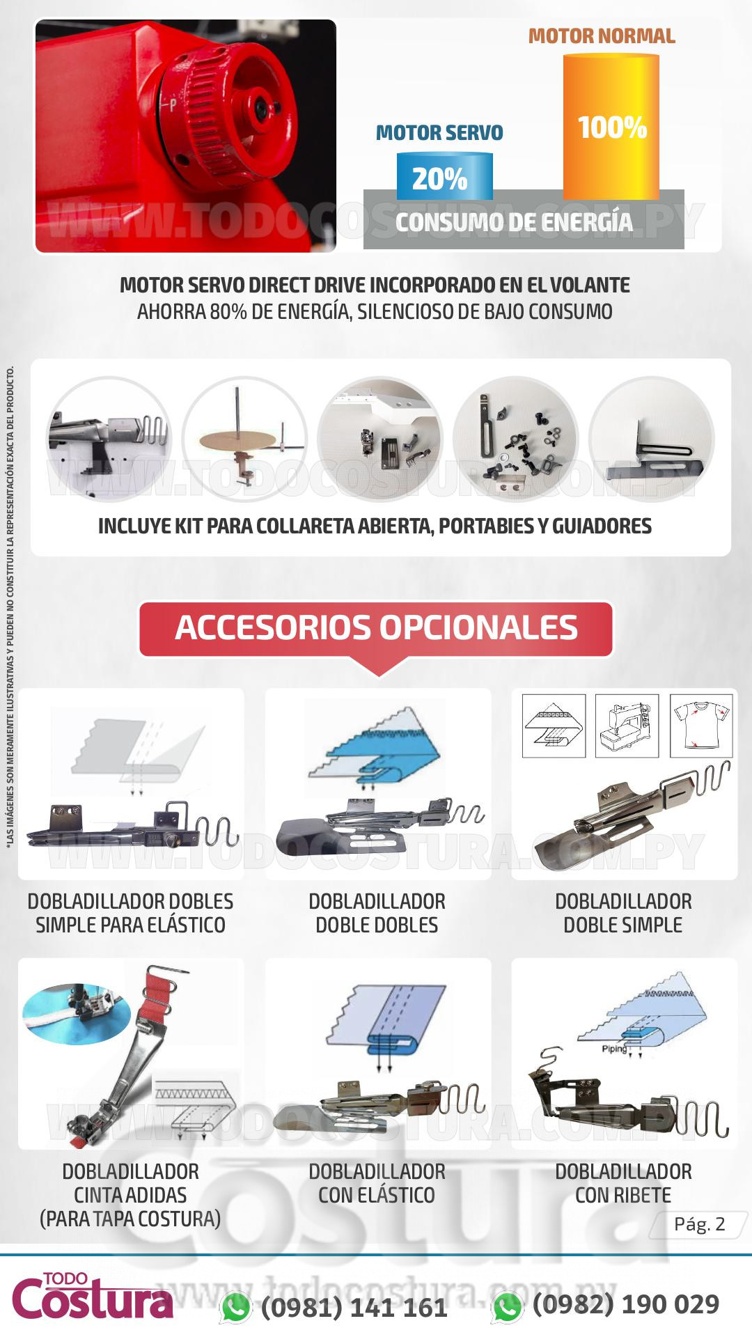 COLLARETA (NORMAL) WILLPEX P3A-01-02-364 (MOTOR INCORPORADO)